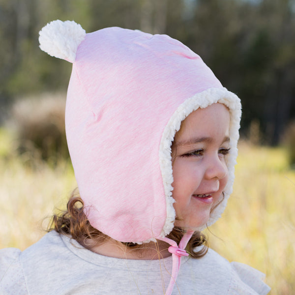 Bedhead Hats - Teddy Fleecy Winter Beanie - Baby Pink