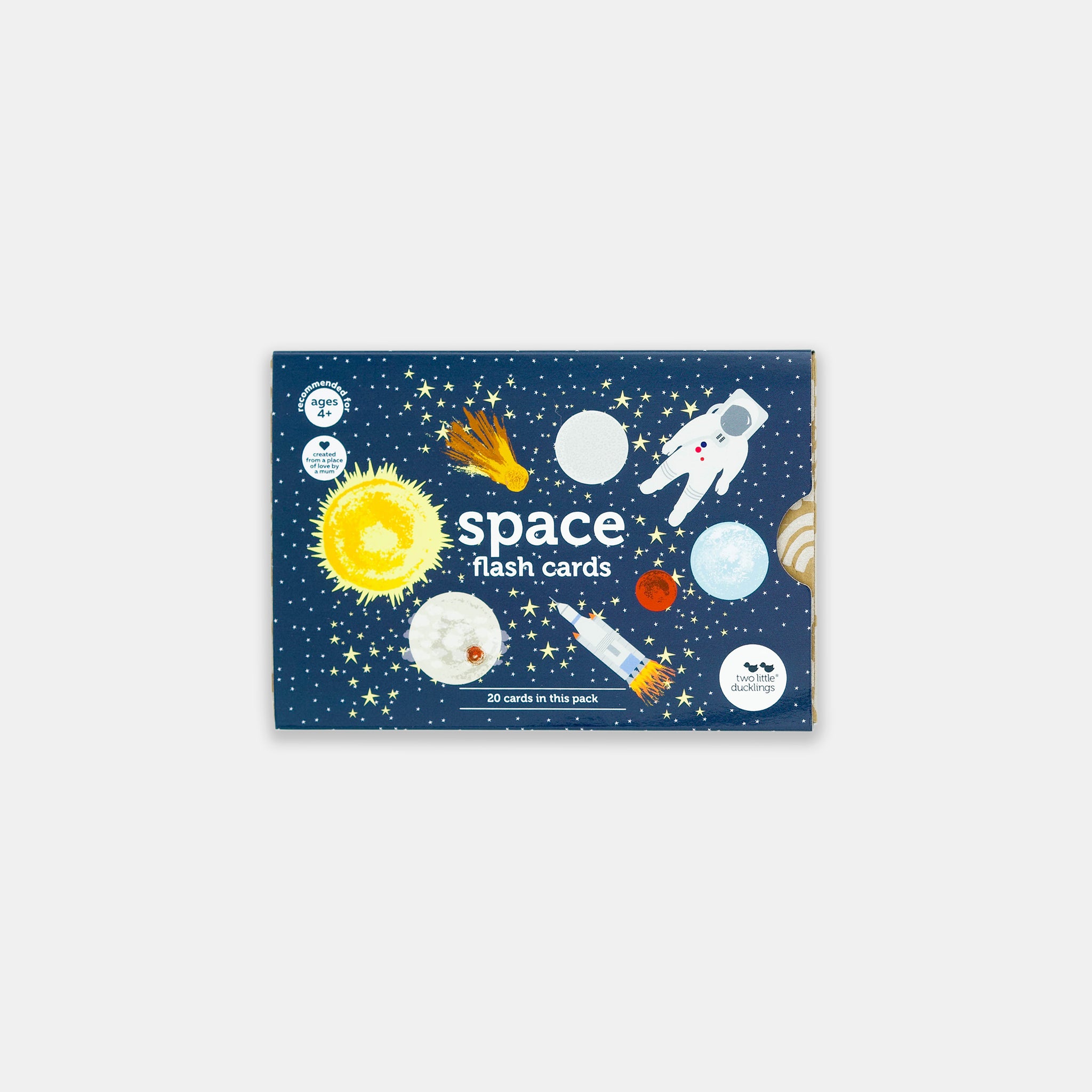 Two Little Ducklings - Space Flash Cards